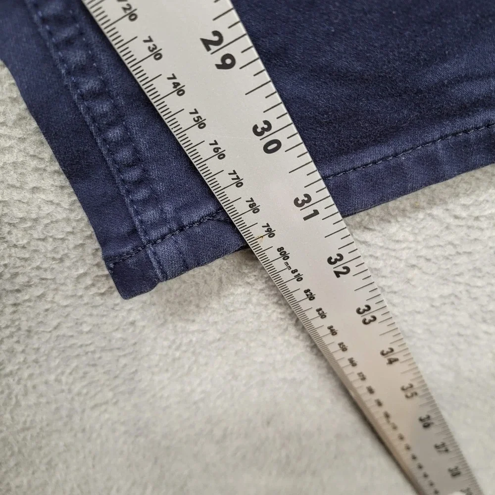 Banana Republic Men Pants 33X32 Navy Chino Twill The Traveler Slim 31